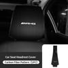 Leather Car Seat Headrest Protect Cover Universal Accessories For Mercedes Benz AMG W204 W205 W203 W211 W201 W210 W108 W124 W126 EM4