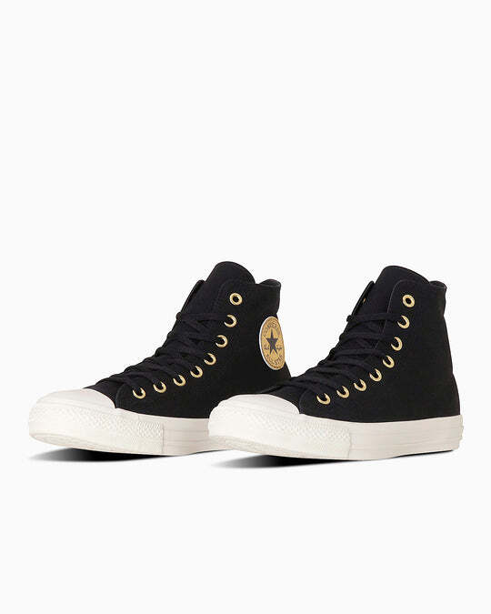 31313380 Converse All Star Goldpatch Hi Черный Золотой (Мужской)