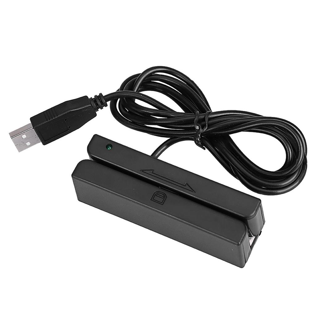 USB MSR90 3 Дорожки Hi‑Co Считыватель для Проведения Картой с Магнитной Полосой