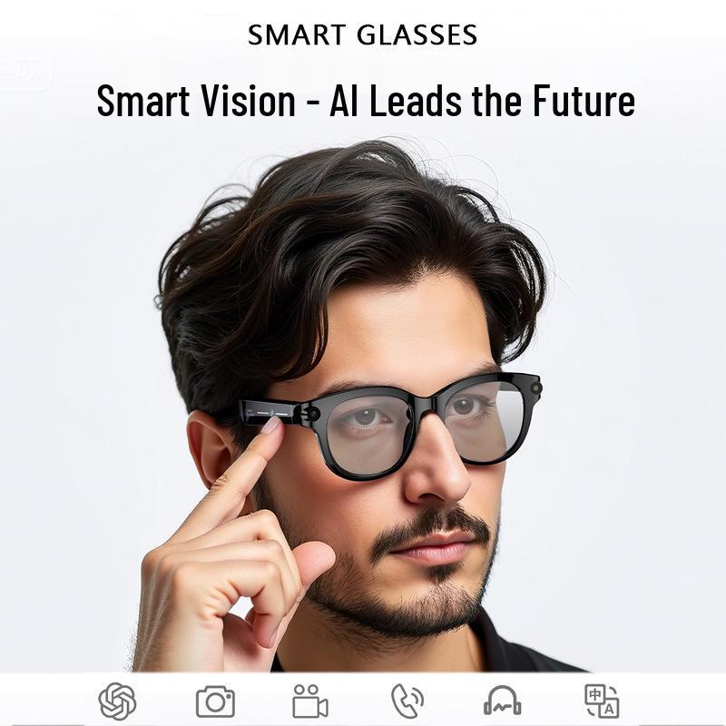 AI Smart Glasses M89: Black Tech, Translation, Recording, Photography, 800W HD Pixel Camera, Multifunctional.