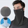 Summer Face Scarves Face Cover Solid Color Sunscreen Face Scarf Breathable Neck Wrap Cover  Golf