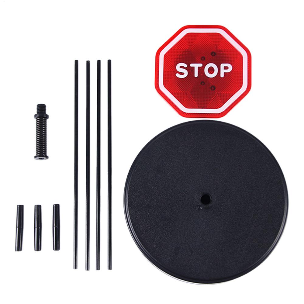 For Car LED Stop Sign With Light Flashing Warning Indicator LED Stop Sign For Garage Parking For Home Outdoor Road Pathway