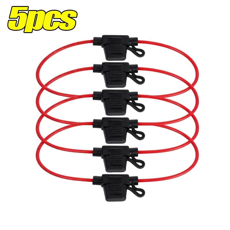 Waterproof Car Blade Fuse Holder in Line Wire Cutoff Switch Socket Auto Circuit Protection Box Cable Connector Replacement Part Fuse Holders1