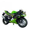 Игрушка Мотоцикл для гонок по пересеченной местности Kawasaki Ninja ZX-6R, масштаб 1/12, Городская литая модель, Миниатюрная коллекция Суперспорт, Подарок для мальчиков и детей