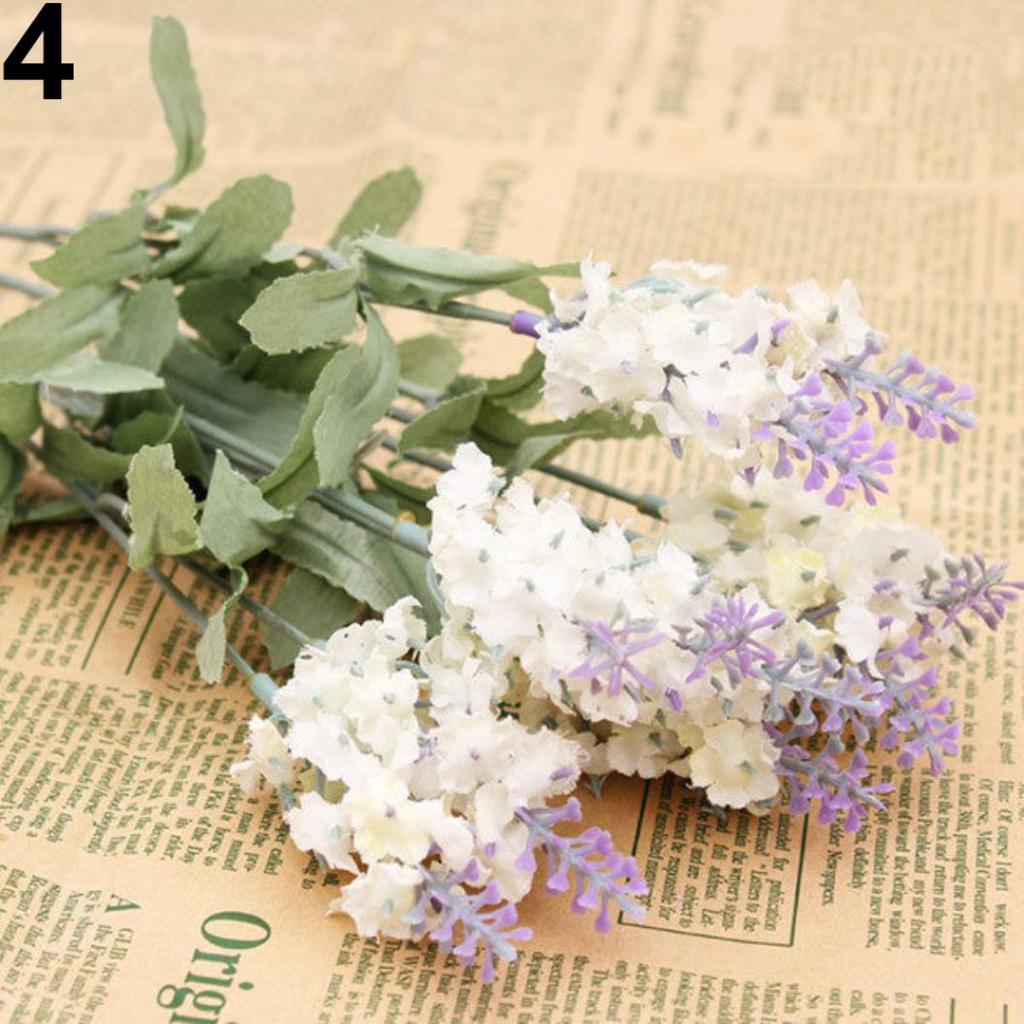 MIT 10 головок 1 букет искусственный шелк лаванда искусственный садовый цветок растение домашний декор