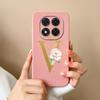 Чехол Для Redmi Note 14 Pro Plus Простой Буквенный Мягкий Жидкий Силикон Ударопрочный Чехол Для Телефона Для Redmi Note14 14Pro 4G 5G Fundas