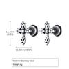 Spider/Cross/Cat/Crow/Four-pointed Star Stud Earrings for Unisex Unique Design Punk Personality Earrings Enamel Fashion Jewelry