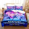 Cartoon D-Demon-Hunters Bedding Set K-POP Duvet Cover Set Soft Single Twin Size Home Decor Birthday Gift Four Seasons Home Decor