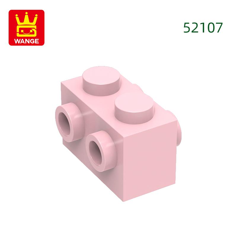 Нетоксичный 108 шт./лот 52107 Отверстие 2 отверстия Блок Moc Цветные Аксессуары Совместимые с Кирпичом DIY Детская Образовательная Игрушка Конструктор