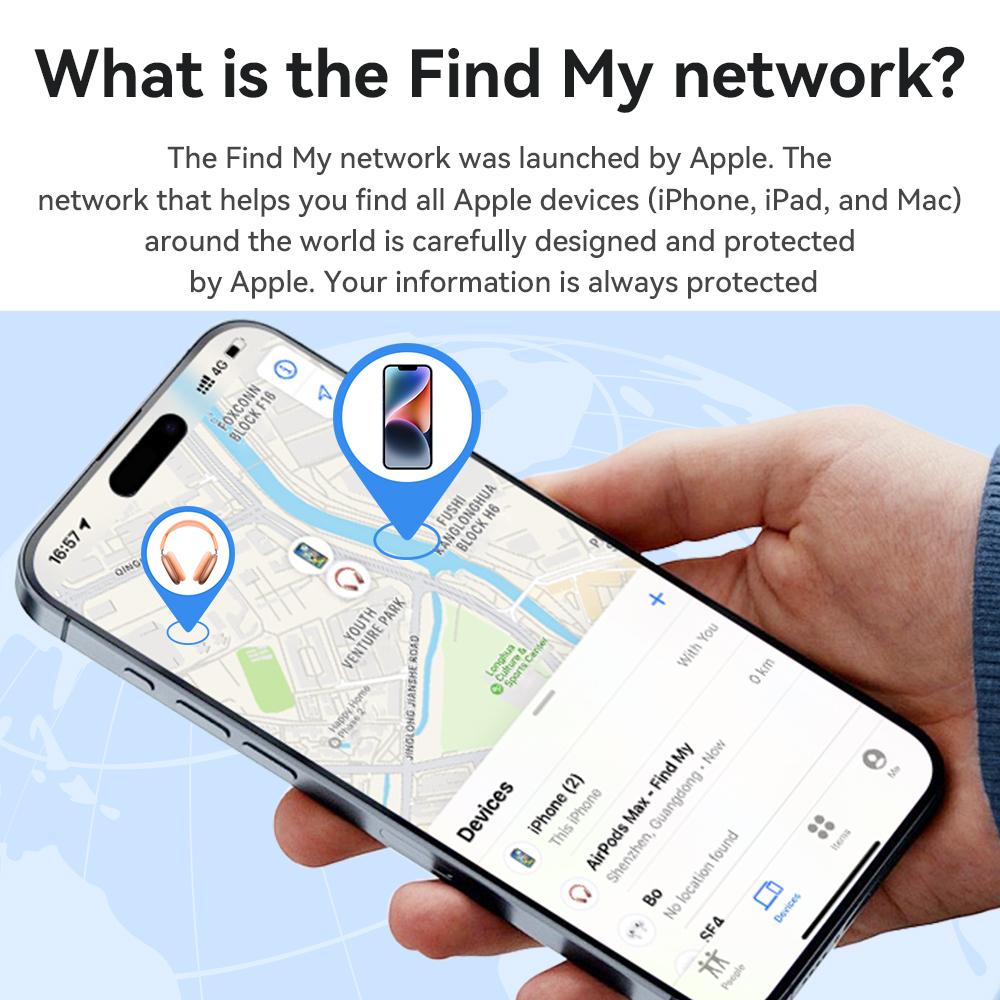 HOCO E94 Для Apple Find My Мини Bluetooth GPS-трекер Устройство напоминания об утере Искатель ключей Питомец Ребенок Сумка Кошелек Автомобильный Локатор Метка