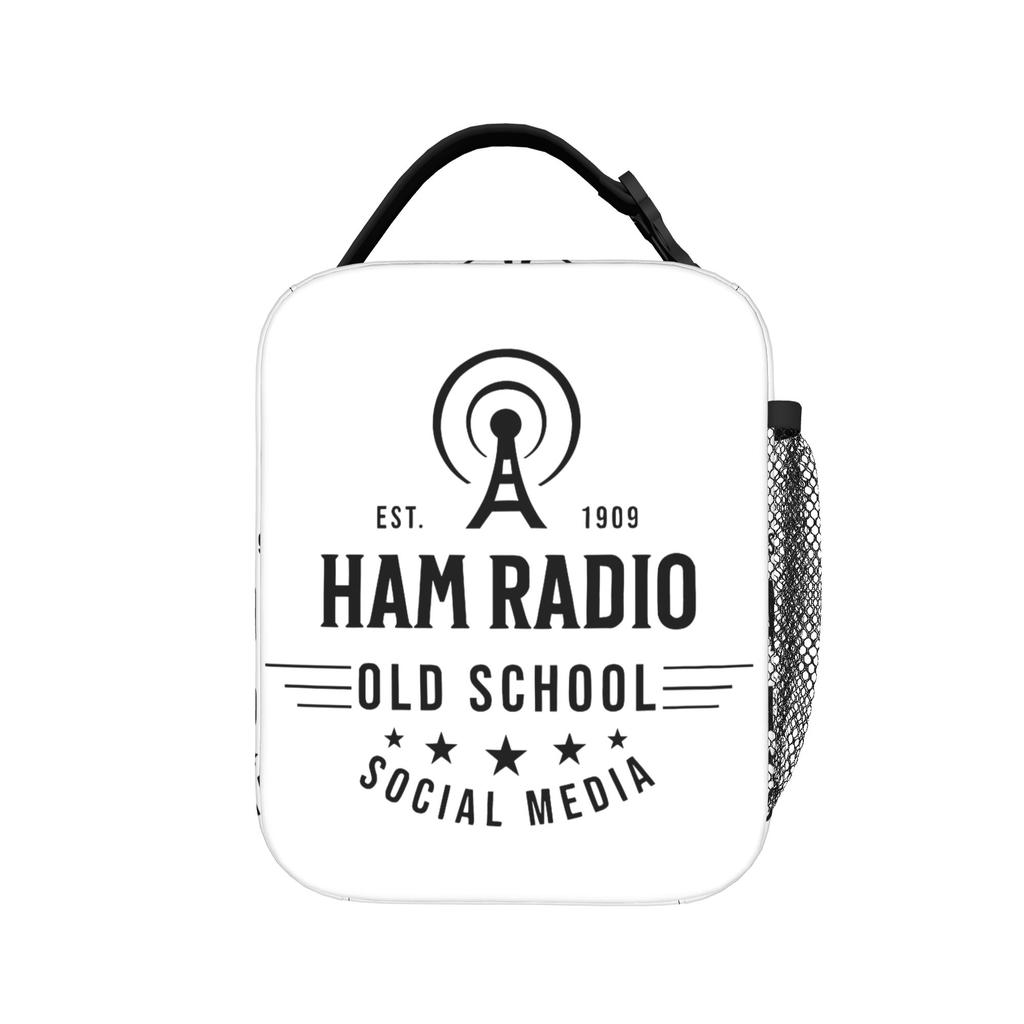Ham Radio Insulated Lunch Bags Leakproof Lunch Container Thermal Bag Tote Lunch Box Office Outdoor Men Women
