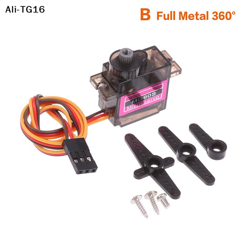 (YY)1Pc 2026 New MG90S Servo All Metal Gear 9g SG90 Upgraded Version For RC Helicopter Boat Car Mini Servos for Arduino Project