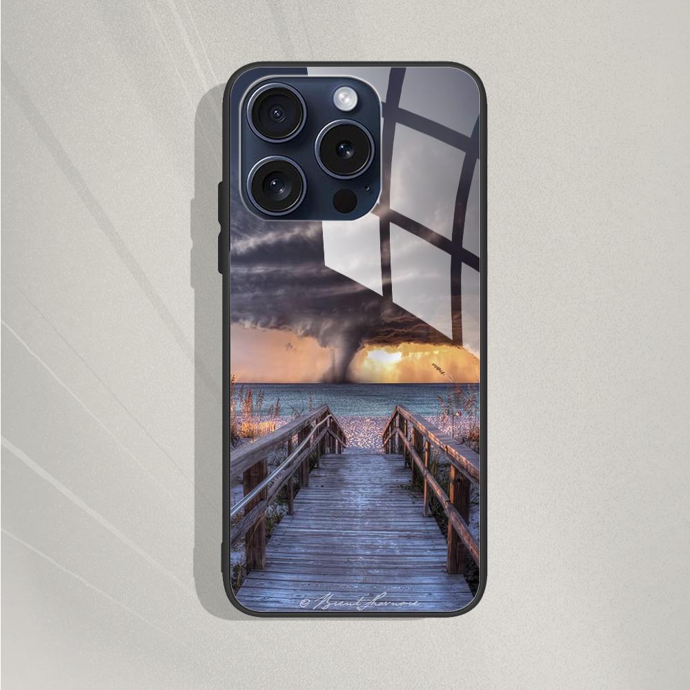 Закаленное Стекло Чехол для iPhone 15 15Pro Max Plus Задняя Крышка Жесткий Бампер Защитные Fundas для iPhone 14 Pro 14 Plus 14Pro Max