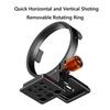 Rotatable Horizontal-To-Vertical Tripod Mount Collar Lens Collar Quick Release for DSLR Mount For Stable Photography