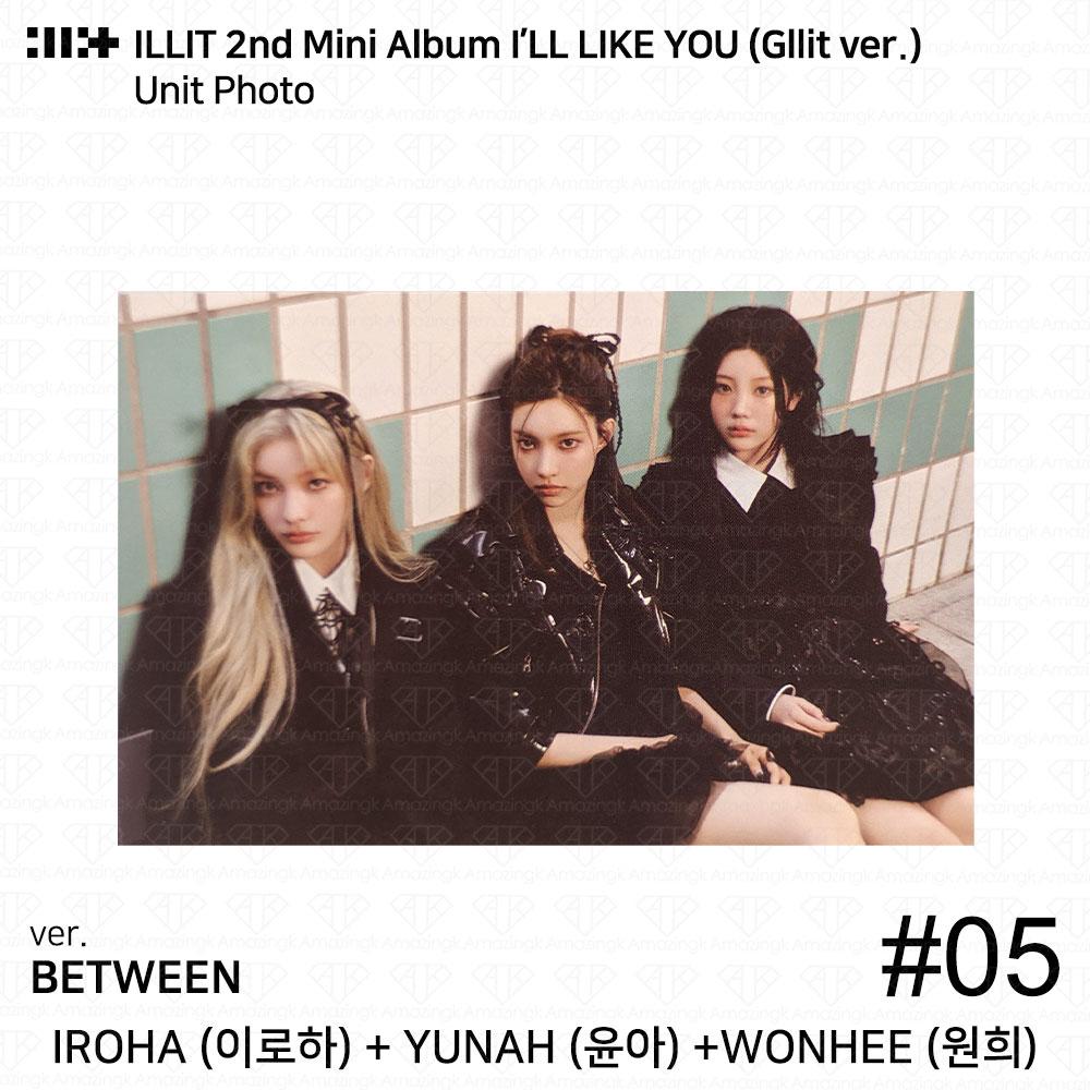 ILLIT 2-й мини-альбом I'LL LAKE YOU Gllit Ver To с фотокарточкой Between Photocard Photo