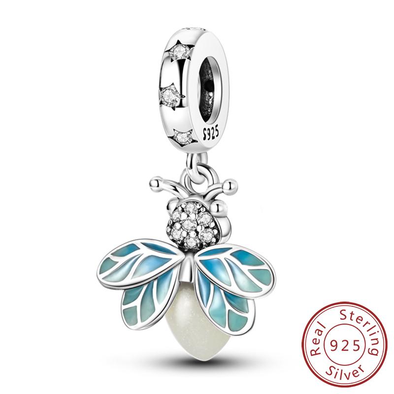 New Copper Charms Bead Penguin Owl Bow Heart Charm Fit Original Pendant Bracelet Jewelry Making For Women Gift