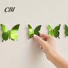 12 Piece Butterfly Wall Set 12Pcs Decals, DIY 3D Mirror Stickers, Removable Stickers Decals for Birthday Party Bedroom School Bathroom Living