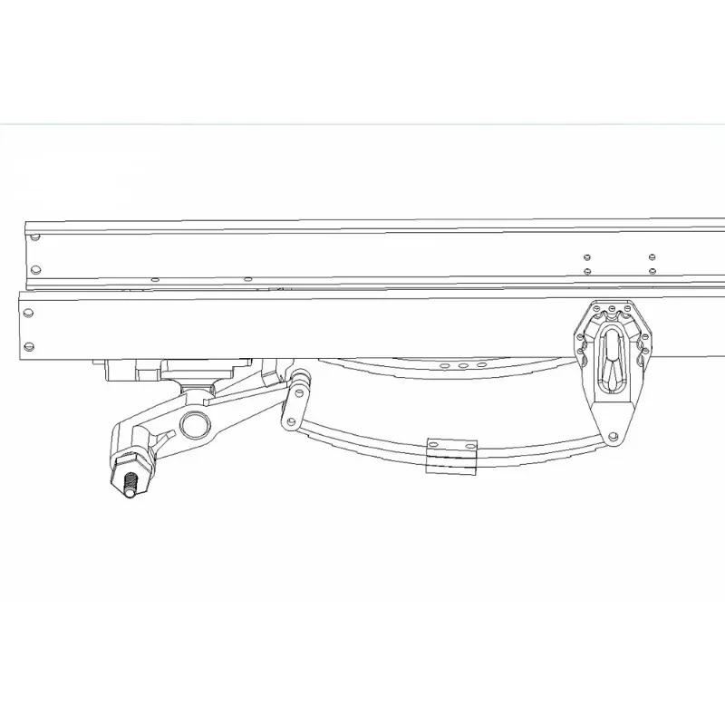 1set Electric Lift Rear Suspension for 1/14 RC Truck Tamiya 56368 For scania 770S For volvo FH16