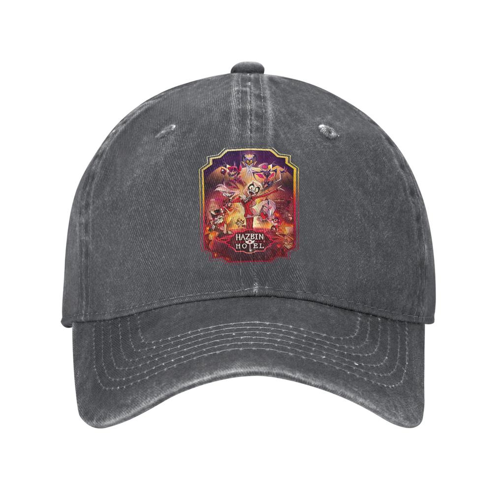 Pure Color Dad Hats Cool New Womens Hat Sun Visor Baseball Caps Hazbin Hotel Peaked Cap
