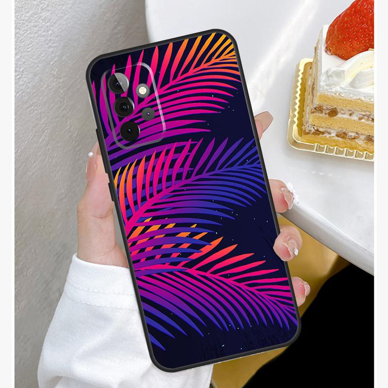 Чехол 'Тропические листья' для Samsung Galaxy A15 A25 A35 A55 A51 A71 A12 A32 A52 A13 A33 A53 A14 A34 A54