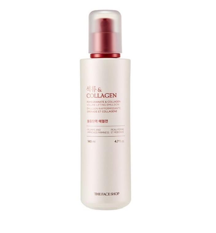 The Face Shop Pomegranate & Collagen Volume & Firming Emulsion 140ml | Hydration & Elasticity