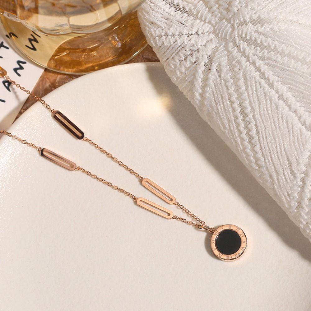 Jewelry Accessories Sweater Chain Light Luxury Clavicular Chain High Quality Roman Necklace