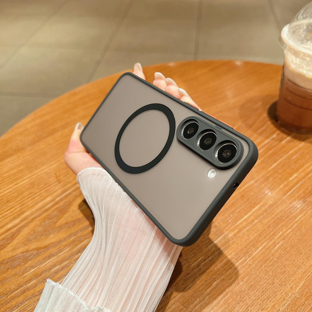 Samsung S25 Ultra Magnetic Phone Case Applicable To S24plus Skin Scrub A55 Hawkeye A15 Protective Case A05