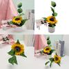 Simulated Sunflower Green Plant Bonsai For Indoor And Decoration Outdoor