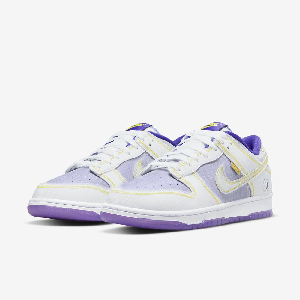Nike X Union Dunk Low Passport Pack Court Purple White DJ9649-500