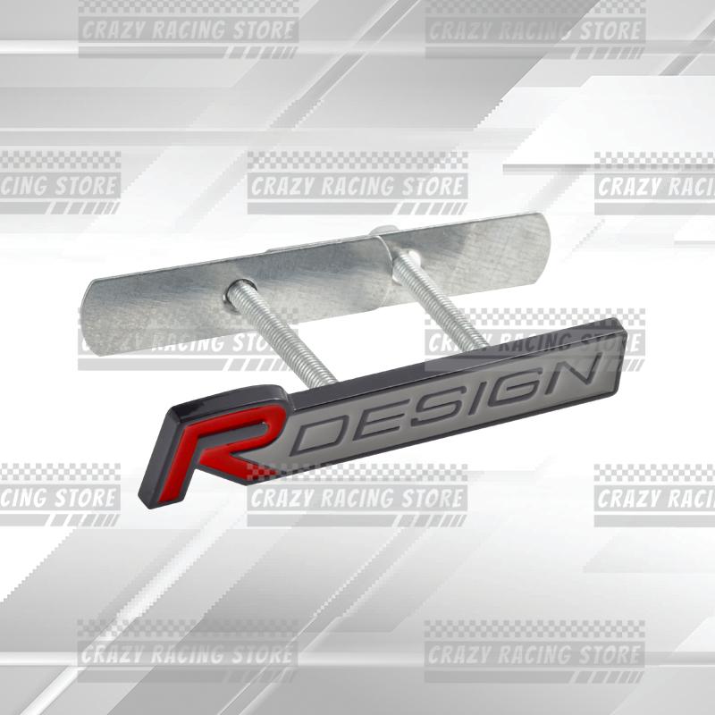 Car Badges R Design Trunk Emblem Metal Stickers Body Decals Letter Grille Decor For Volvo V40 V50 XC40 XC60 XC90 V60 S40 S60 V70