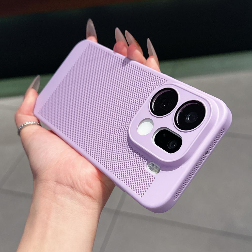 Жесткий чехол для телефона с защитой от перегрева для OPPO Find X9 Pro, охлаждающая сотовая сетка, ПК-чехол, корпус