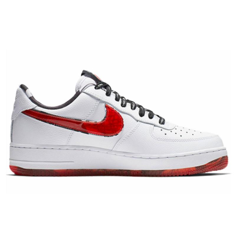 Nike Кроссовки Air Force 1 Low 07 LV8 Белые Красные CJ2826-178