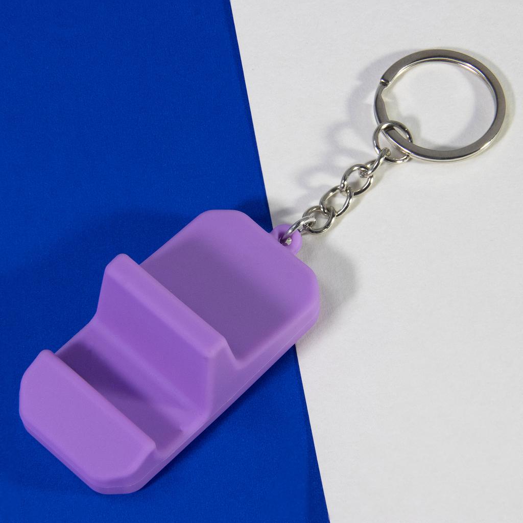 Phone Stands Mini Portable Lazy Phone Holder with Keychain Keyring Phone Stand Universal