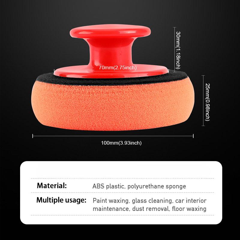 Комплект из 6 дисков для полировки автомобиля, полировальный диск с ручкой, губки для полировки автомобиля, многофункциональный инструмент для ухода за лакокрасочным покрытием