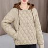 Модные женские короткие парки Зимние новинки Пальто с капюшоном Повседневные свободные толстые теплые женские куртки Зимняя верхняя одежда