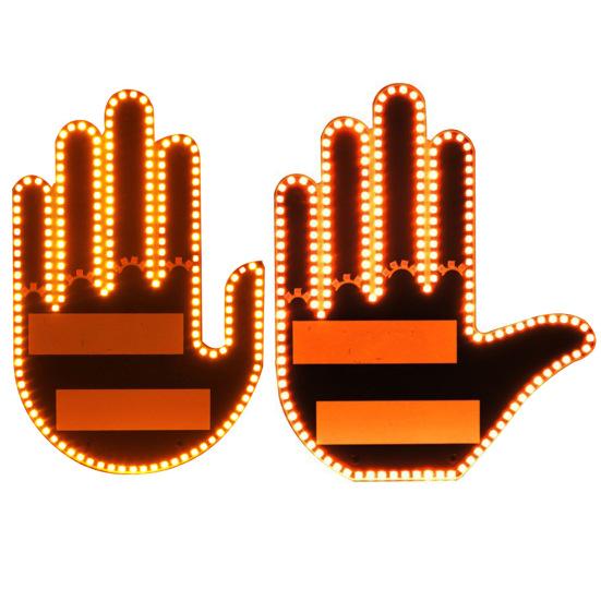 Автомобильный светодиодный индикатор заднего фонаря с дистанционным управлением, легко устанавливаемый знак заднего окна