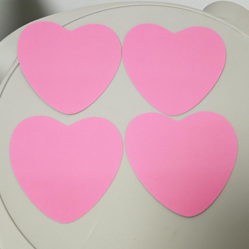 Карты с признанием в любви 8,5*8,5 см, 55 шт. Карты-оракулы в форме сердца для влюбленных со значениями на них