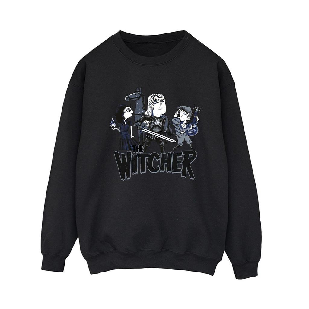 Netflix Womens/Ladies The Witcher Team Illustrated Sweatshirt
