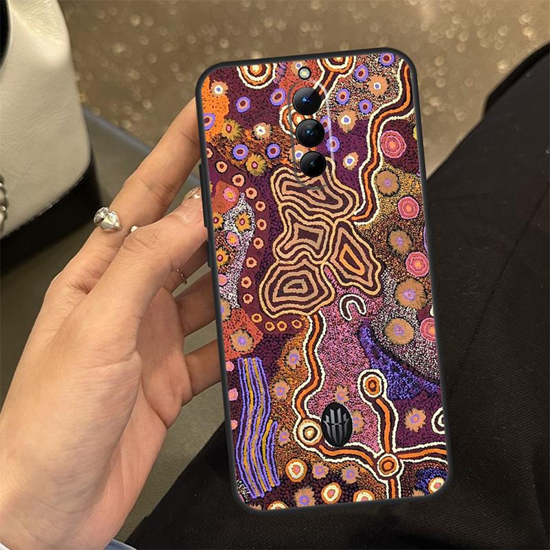 Aboriginal Art Print Case For Nubia Red Magic 8S Pro Plus Red Magic 8 Pro 6 7 6S 7S Pro 5G 5S 6R Cover Coque