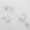 1 шт. серьги для пирсинга, искусственные кристаллы, серьги-гвоздики для козелка, легко чистящиеся серьги-гвоздики для хряща ушной раковины, губы