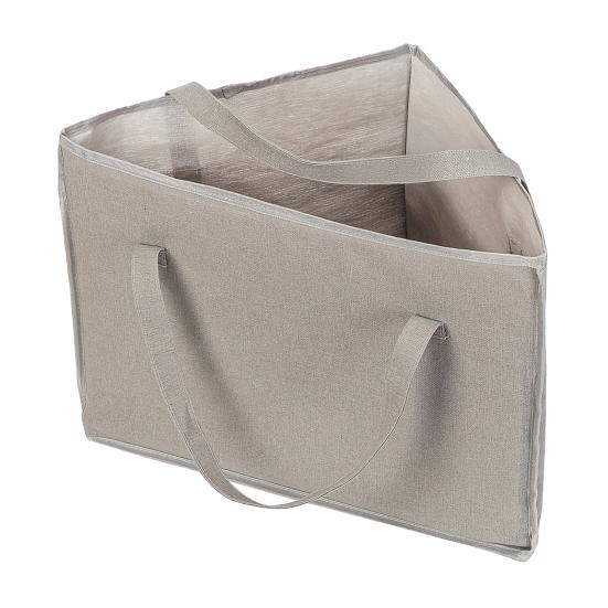 Подставка для вешалок для одежды Треугольная сумка для хранения с ручками Базовая пластина Органайзер для вешалок для одежды для гардероба для спальни, гардеробной, прачечной