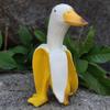 Banana Duck Sculptures Yard Garden Decor Creative Garden Decoration Vintage Ornament Home Statues Accessories