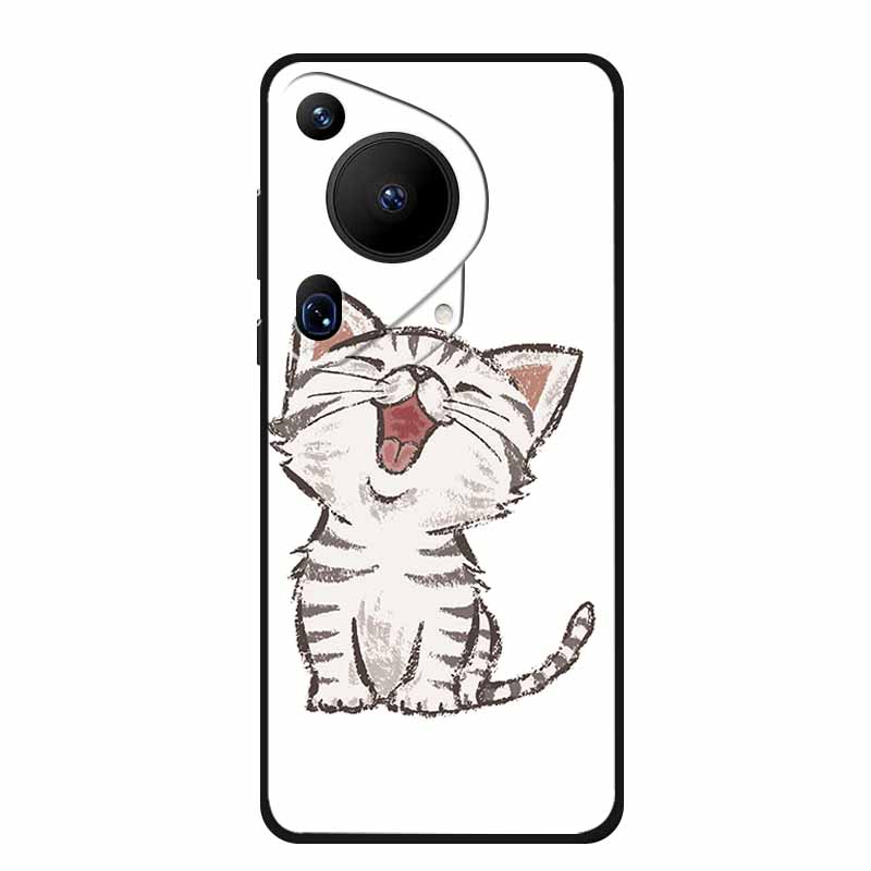 For Huawei Pura 70 Ultra Case 70Ultra Black Silicone Soft Back Cover Case For Huawei Pura 70 Ultra Phone Case Cover Pura70 Ultra