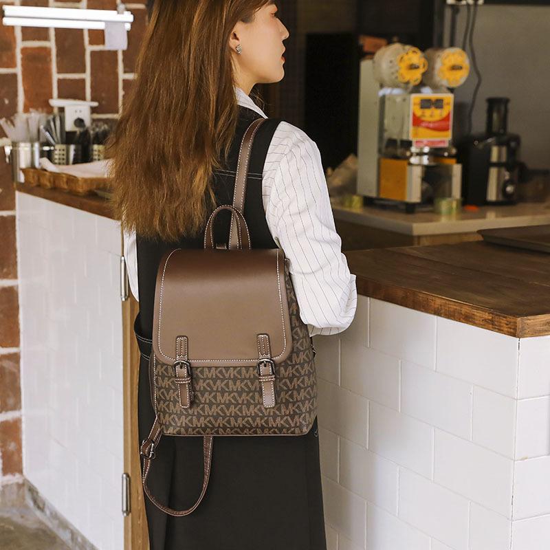 Рюкзак женский модный легкий в использовании большой емкости с принтом противоугонный дорожный рюкзак школьный