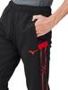 Mizuno Разминочные брюки MC Line, Влагоотводящий, Быстросохнущий трикотаж, Унисекс, Размер 32MDB110, Черный/Китайский красный, M