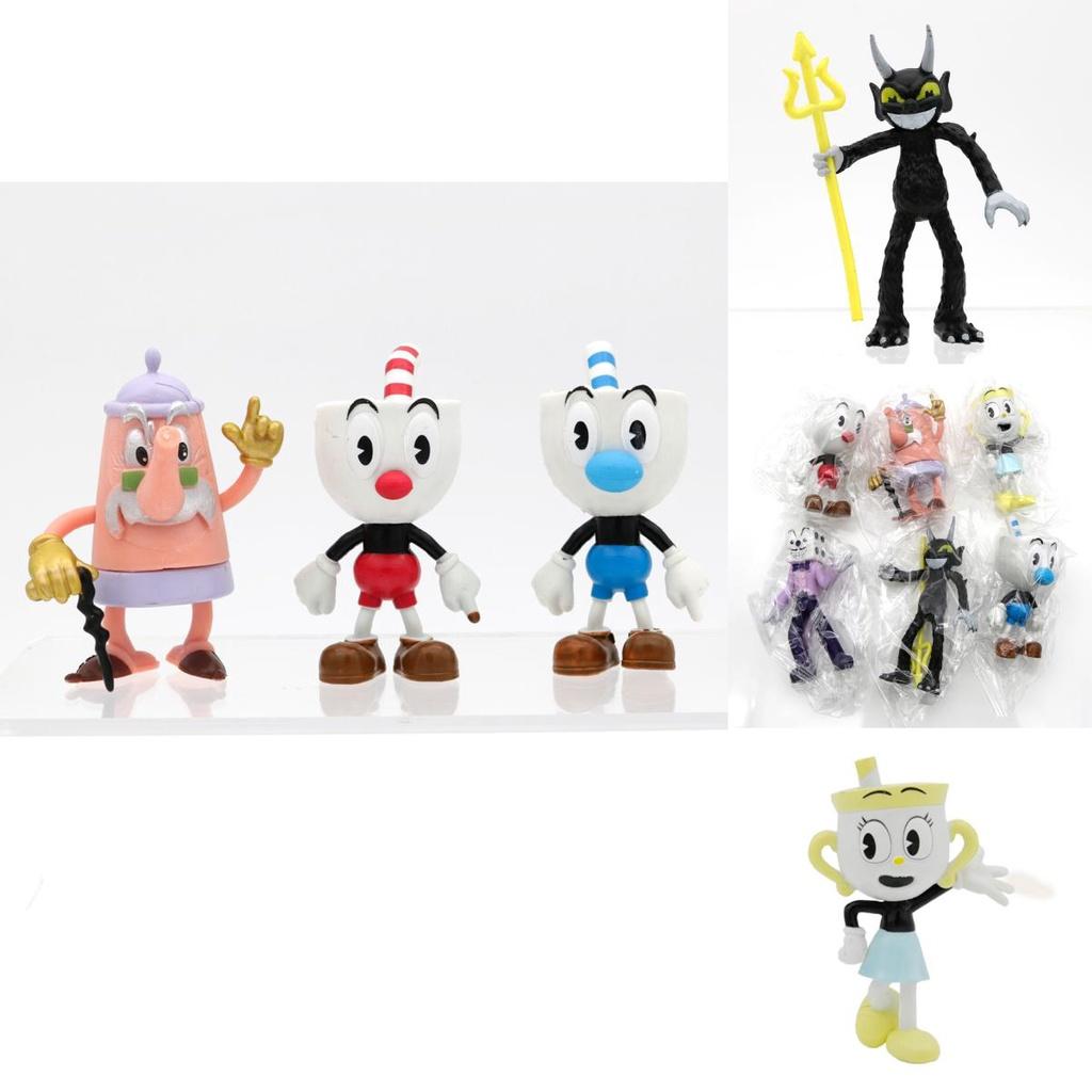 Высококачественные Фигурки Cuphead Для Детей И Коллекционеров Набор из 6 шт.