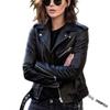 Женская велосипедная кожаная куртка Женская кожаная куртка Женская короткая тонкая кожаная куртка