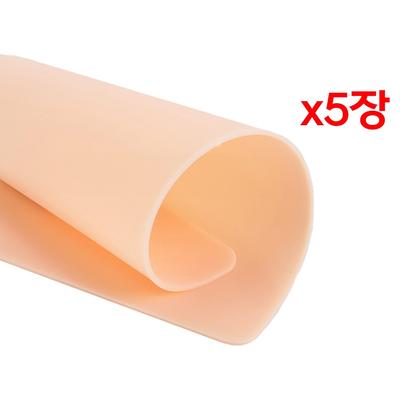 Полуперманентная резиновая пластина IntelliSupply для практики, 5 шт., телесного цвета