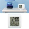 Kids Digital Clock LED 7 Colors Night Glowing Temperature Display Portable Easy  LED Clock 