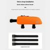 Bike Top Tube Bag Reflective Bike Front Frame Bag Top Tube Riding Bag Cycling Accessories Pouch for Outdoor Cycling